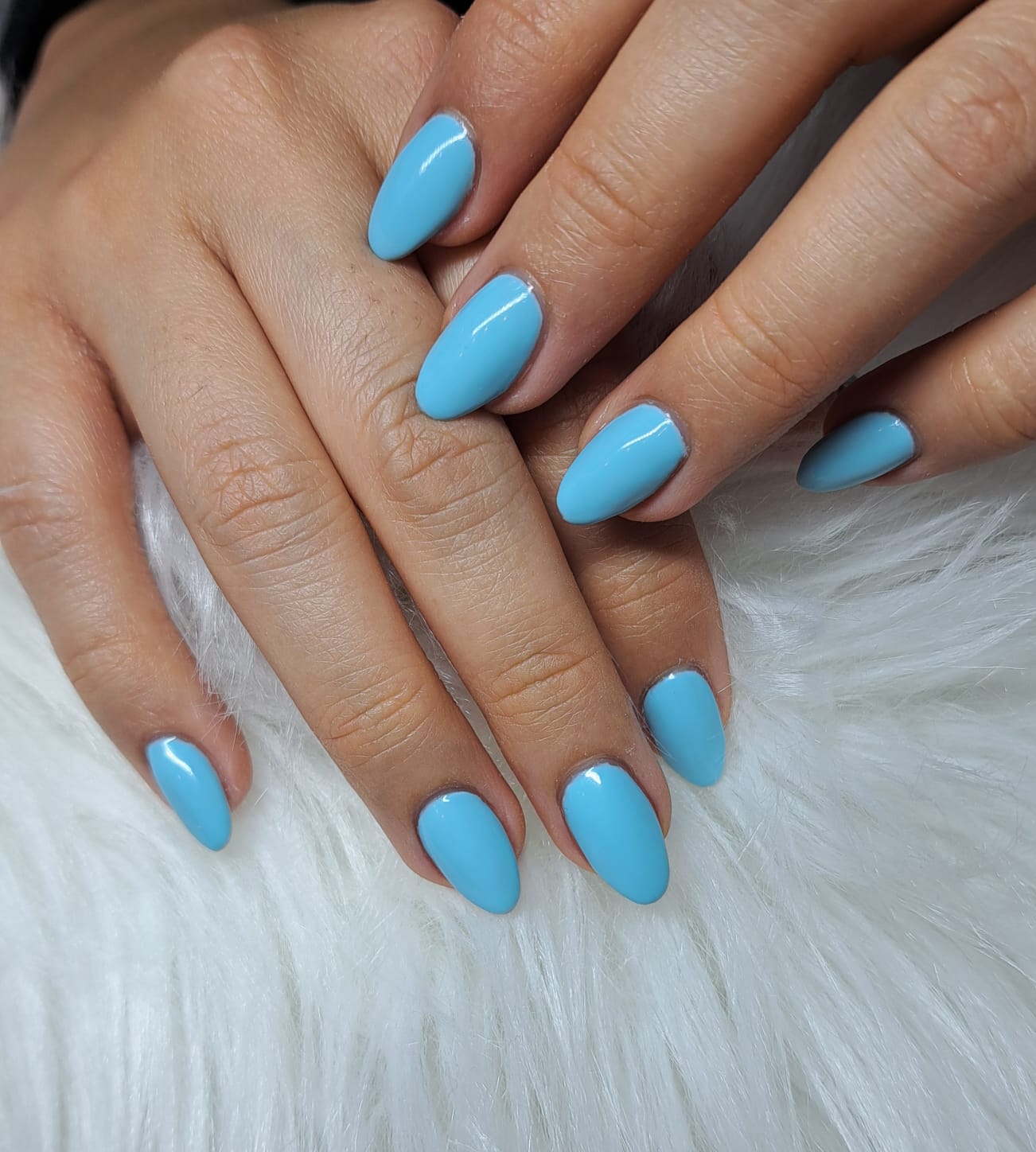 Gel liso azul